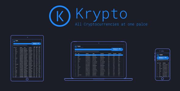 Krypto - Angular Crypto Currency Tracker